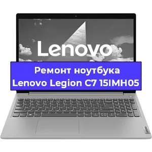 Чистка от пыли и замена термопасты на ноутбуке Lenovo Legion C7 15IMH05 в Новосибирске